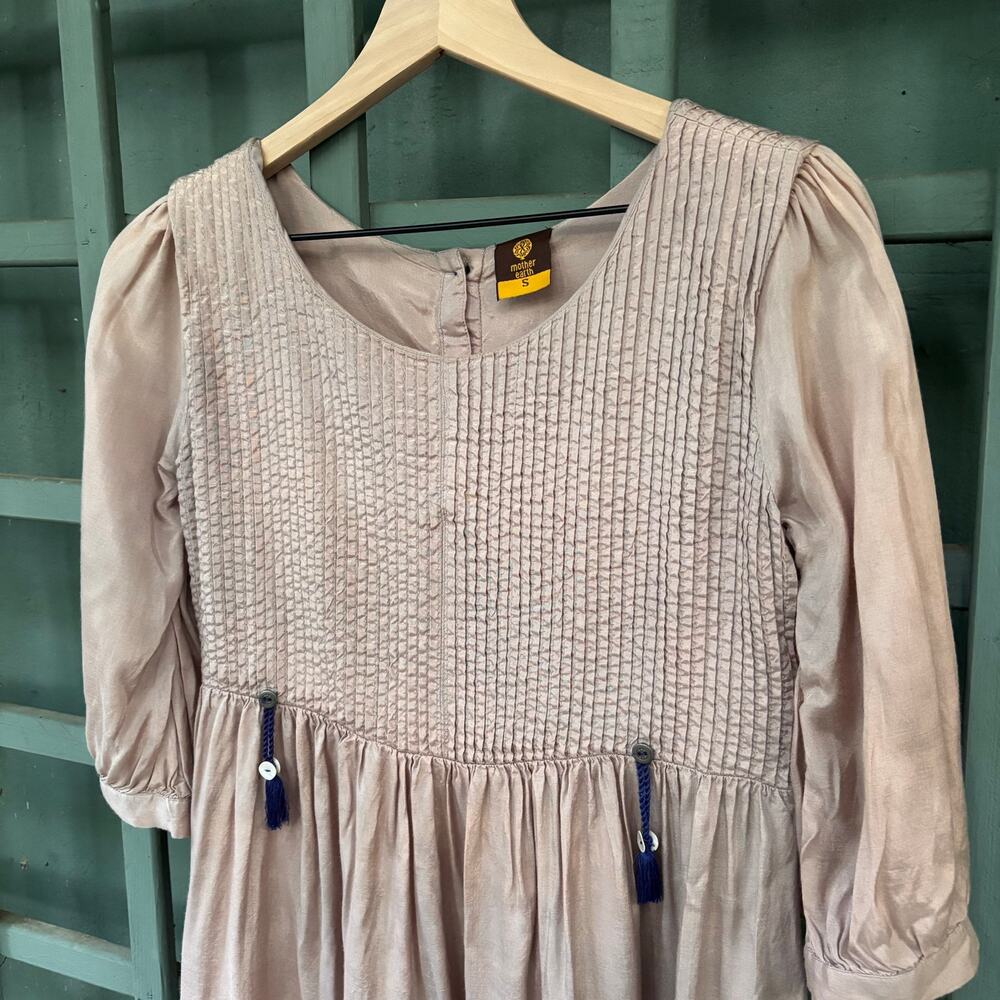 Mother Earth "Maina" Dress- size small Artesian Minimalist Cottage Boho Style